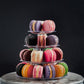 Portable Macron Tower with 25 Assorted Macarons by Elevete Patisserie